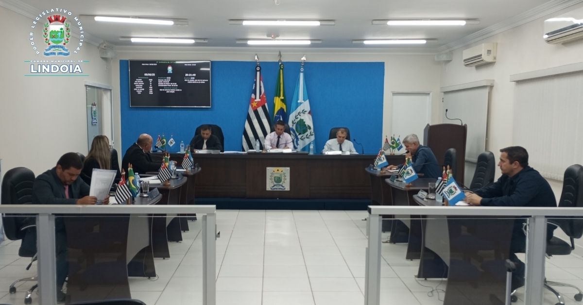 Câmara Municipal de Lindoia realiza 9ª Sessão Ordinária com aprovação de importantes projetos para o município