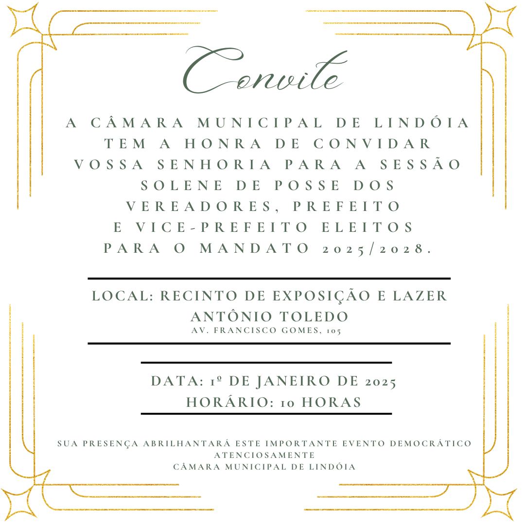 Cerimonial de Posse 2025-2028